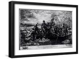 Washington Crossing the Delaware, c.1851-Emanuel Leutze-Framed Giclee Print