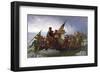 Washington Crossing the Delaware (cropped)-Emanuel Gottlieb Leutze-Framed Art Print