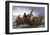 Washington Crossing the Delaware (cropped)-Emanuel Gottlieb Leutze-Framed Art Print