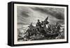 Washington Crossing the Delaware, from the Painting by Leutze, USA, 1870S-null-Framed Stretched Canvas