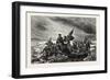 Washington Crossing the Delaware, from the Painting by Leutze, USA, 1870S-null-Framed Giclee Print