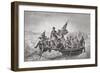 Washington Crossing the Delaware Near Trenton, New Jersey, Christmas 1776, from 'Illustrations of…-Emanuel Leutze-Framed Giclee Print