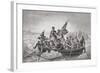 Washington Crossing the Delaware Near Trenton, New Jersey, Christmas 1776, from 'Illustrations of…-Emanuel Leutze-Framed Giclee Print