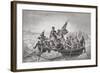 Washington Crossing the Delaware Near Trenton, New Jersey, Christmas 1776, from 'Illustrations of…-Emanuel Leutze-Framed Giclee Print