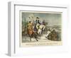 Washington, Crossing the Delaware, on the Evening of Dec.25Th 1776, Previous to the Battle of Trent-American School-Framed Giclee Print