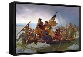 Washington Crossing the Delaware River, 25th December 1776, 1851 (Copy of an Original Painted in…-Emanuel Leutze-Framed Stretched Canvas