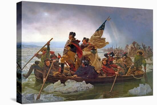 Washington Crossing the Delaware River, 25th December 1776, 1851 (Copy of an Original Painted in…-Emanuel Leutze-Stretched Canvas