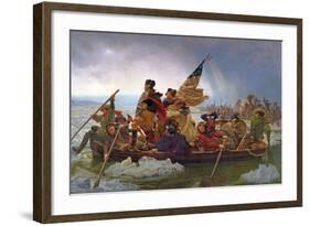 Washington Crossing the Delaware River, 25th December 1776, 1851 (Copy of an Original Painted in…-Emanuel Leutze-Framed Giclee Print