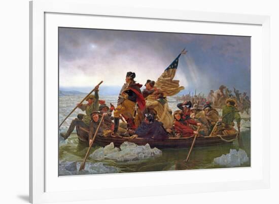 Washington Crossing the Delaware River, 25th December 1776, 1851 (Copy of an Original Painted in…-Emanuel Leutze-Framed Giclee Print