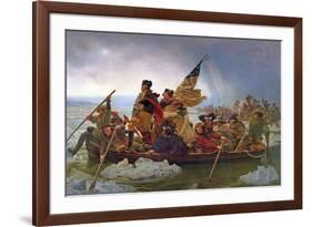 Washington Crossing the Delaware River, 25th December 1776, 1851 (Copy of an Original Painted in…-Emanuel Leutze-Framed Giclee Print