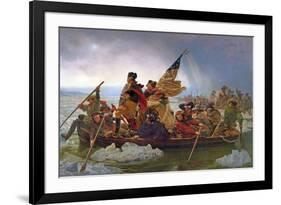 Washington Crossing the Delaware River, 25th December 1776, 1851 (Copy of an Original Painted in…-Emanuel Leutze-Framed Giclee Print