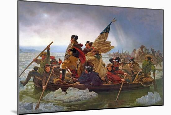 Washington Crossing the Delaware River, 25th December 1776, 1851 (Copy of an Original Painted in…-Emanuel Leutze-Mounted Giclee Print