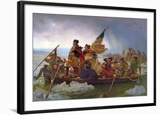 Washington Crossing the Delaware River, 25th December 1776, 1851 (Copy of an Original Painted in…-Emanuel Leutze-Framed Giclee Print