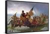 Washington Crossing the Delaware River, 25th December 1776, 1851 (Copy of an Original Painted in…-Emanuel Leutze-Framed Stretched Canvas