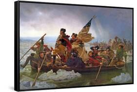 Washington Crossing the Delaware River, 25th December 1776, 1851 (Copy of an Original Painted in…-Emanuel Leutze-Framed Stretched Canvas