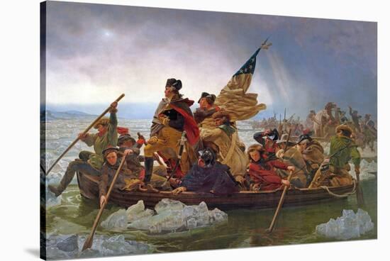 Washington Crossing the Delaware River, 25th December 1776, 1851 (Copy of an Original Painted in…-Emanuel Leutze-Stretched Canvas