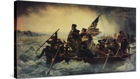 Washington Crossing the Delaware-Emanuel Leutze-Stretched Canvas