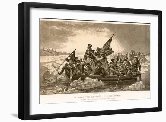 Washington Crossing the Delaware-null-Framed Giclee Print