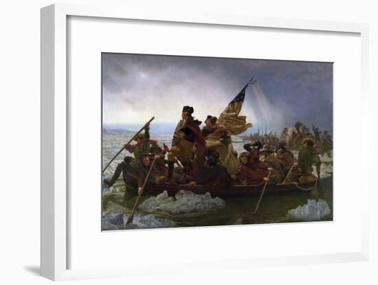 Washington Crossing the Delaware-Emanuel Leutze-Framed Art Print