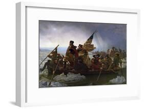 Washington Crossing the Delaware-Emanuel Leutze-Framed Art Print