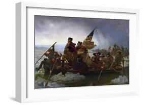 Washington Crossing the Delaware-Emanuel Leutze-Framed Art Print