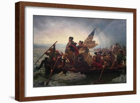 Washington Crossing the Delaware-Emanuel Leutze-Framed Art Print