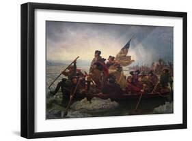 Washington Crossing the Delaware-Emanuel Leutze-Framed Art Print