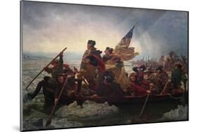 Washington Crossing the Delaware-Emanuel Leutze-Mounted Art Print