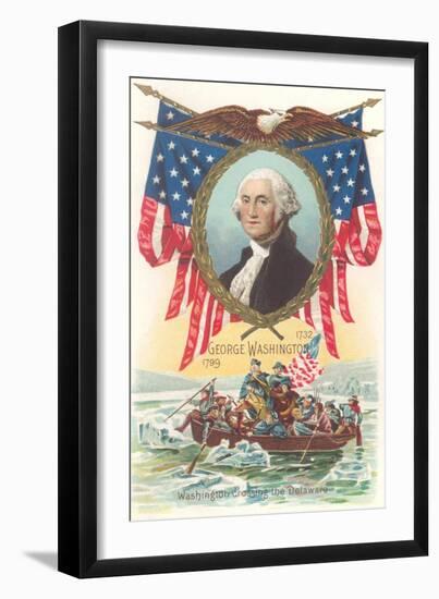 Washington Crossing the Delaware-null-Framed Art Print