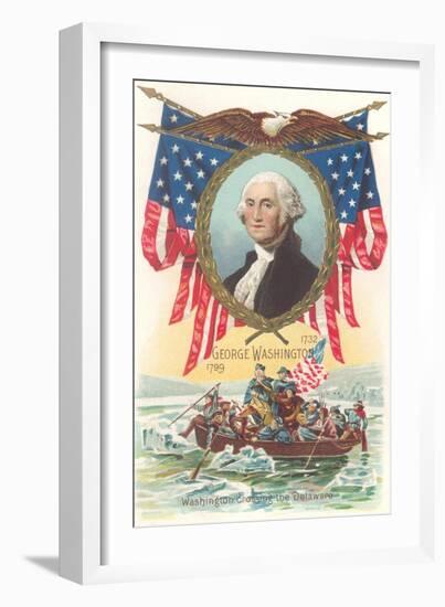 Washington Crossing the Delaware-null-Framed Art Print