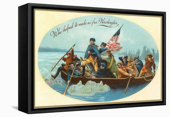 Washington Crossing the Delaware-null-Framed Stretched Canvas