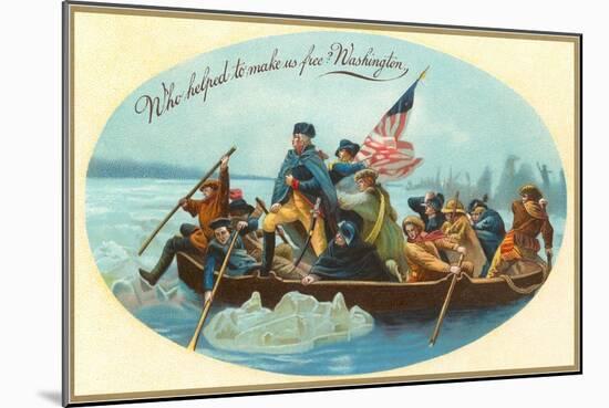 Washington Crossing the Delaware-null-Mounted Art Print