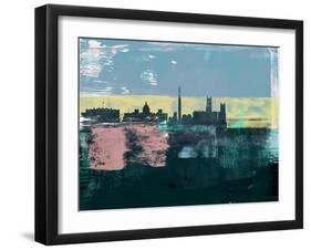 Washington D.C. Abstract Skyline I-Emma Moore-Framed Art Print