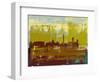 Washington D.C. Abstract Skyline II-Emma Moore-Framed Art Print