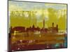 Washington D.C. Abstract Skyline II-Emma Moore-Mounted Art Print