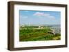 Washington D.C. aerial view with US Capitol, Washington Monument, Lincoln Memorial and Jefferson...-null-Framed Photographic Print