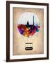 Washington, D.C. Air Balloon-NaxArt-Framed Art Print