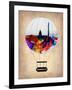 Washington, D.C. Air Balloon-NaxArt-Framed Art Print