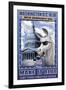 Washington D.C. Blue, House Improvement 2006-Richard Kelly-Framed Art Print