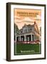 Washington D.C. - Frederick Douglass House-Lantern Press-Framed Art Print