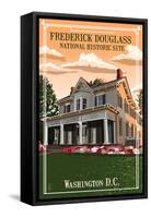 Washington D.C. - Frederick Douglass House-Lantern Press-Framed Stretched Canvas