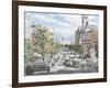 Washington D.C. Gridlock-Stanton Manolakas-Framed Giclee Print