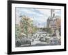 Washington D.C. Gridlock-Stanton Manolakas-Framed Giclee Print