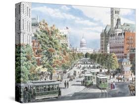 Washington D.C. Gridlock-Stanton Manolakas-Stretched Canvas