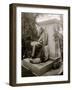 Washington, D.C., Grief (Adams Monument) by St. Gaudens, Rock Creek Cemetery-null-Framed Photo