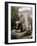 Washington, D.C., Grief (Adams Monument) by St. Gaudens, Rock Creek Cemetery-null-Framed Photo