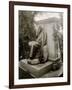 Washington, D.C., Grief (Adams Monument) by St. Gaudens, Rock Creek Cemetery-null-Framed Photo