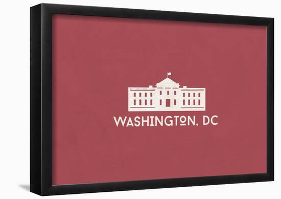 Washington, D.C. Minimalism-null-Framed Poster