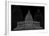 Washington D.C. Night-Cristian Mielu-Framed Art Print