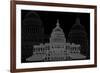 Washington D.C. Night-Cristian Mielu-Framed Premium Giclee Print